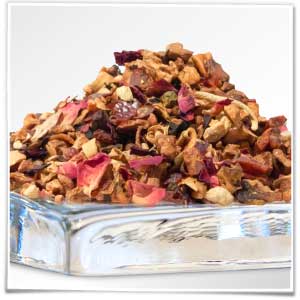 Ginger Sweet Peach Herbal (2 oz loose leaf) - Click Image to Close