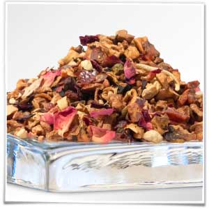 Ginger Sweet Peach Herbal (2 oz loose leaf)