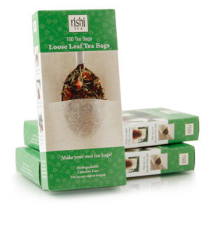 Loose Leaf Tea Bags - 100 filters per box - Click Image to Close